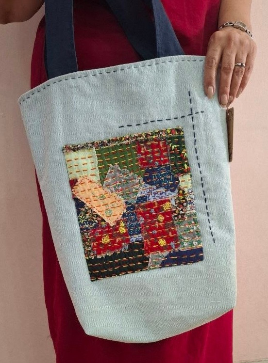کیف پارچه ای زنانه بزرگ